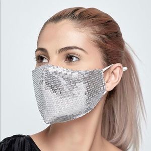 Sequin face mask women